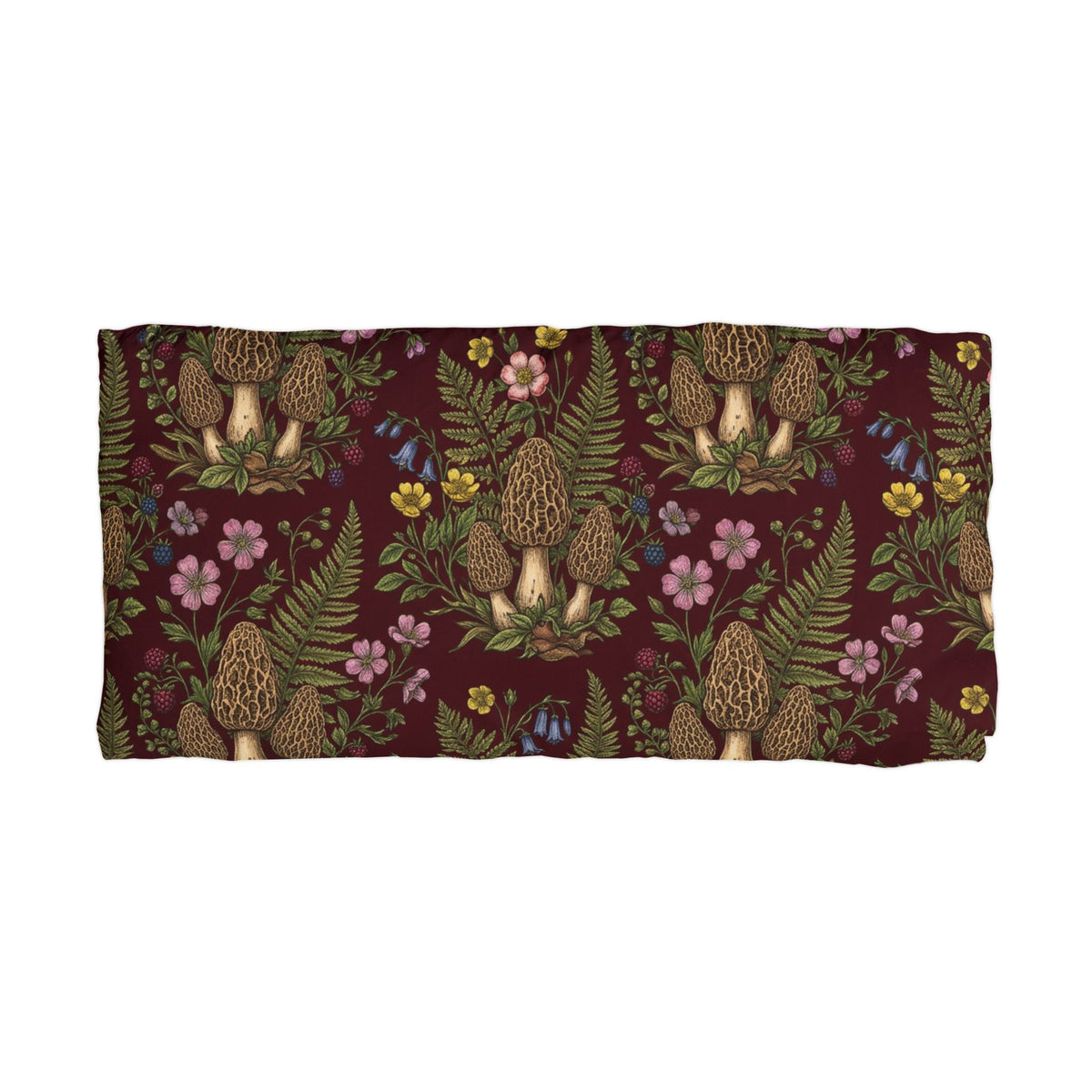 Moss & Morel Premium Linen Pillowcases - Deep Wine
