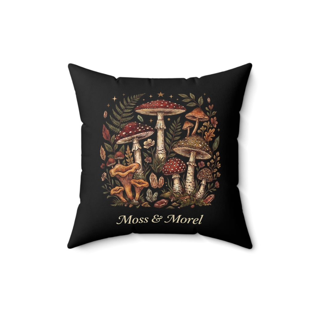 Moss & Morel Botanical Accent Throw Pillow- Midnight Forest