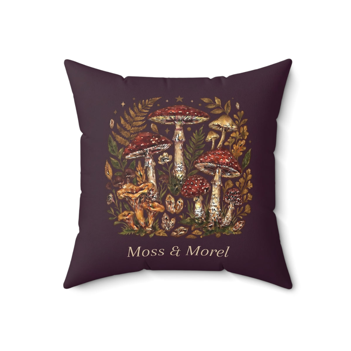 Moss & Morel Botanical Accent Throw Pillow-Foraged Blackberry