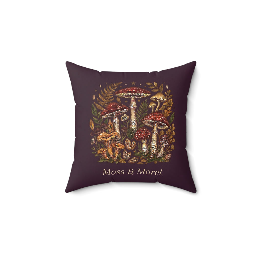 Moss & Morel Botanical Accent Throw Pillow-Foraged Blackberry