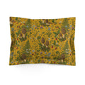 Moss & Morel Premium Linen Pillow Sham - Mustard Gold Meadow