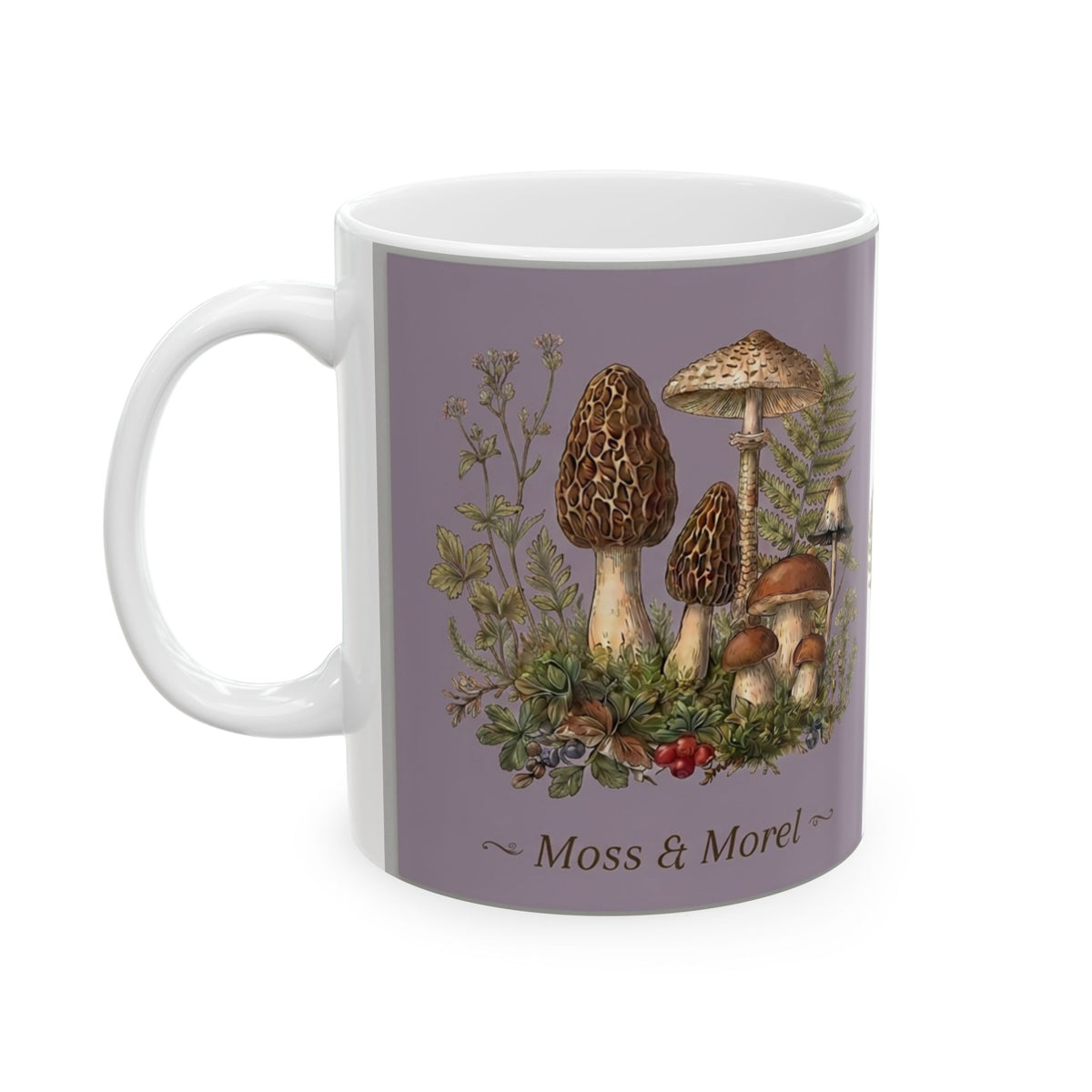 Moss & Morel Botanical Ceramic Mug-Muted Terracotta