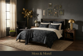 Moss & Morel Premium Linen Duvet Cover - Dark Charcoal