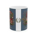 Moss & Morel Botanical Ceramic Mug-Slate Blue