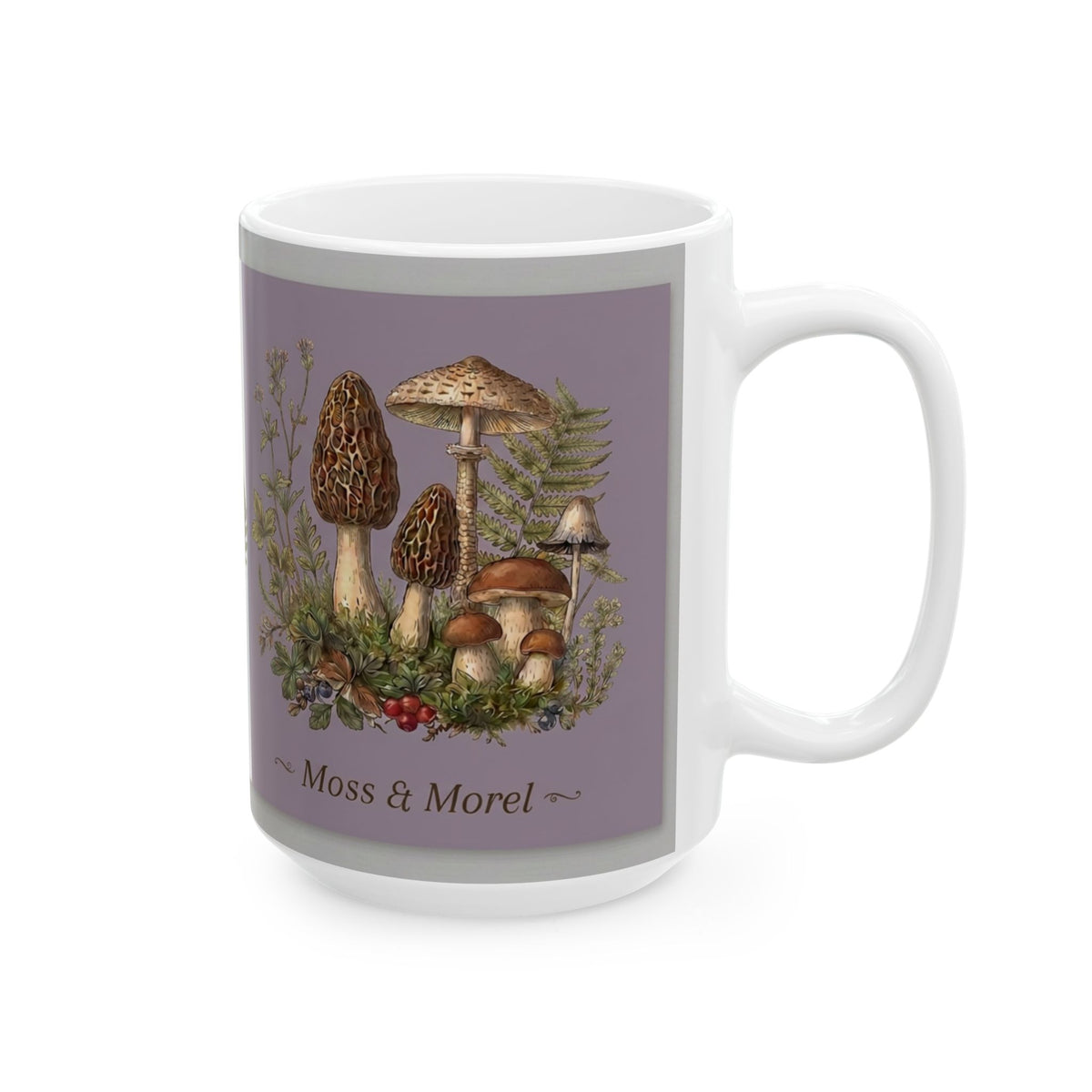 Moss & Morel Botanical Ceramic Mug-Muted Terracotta
