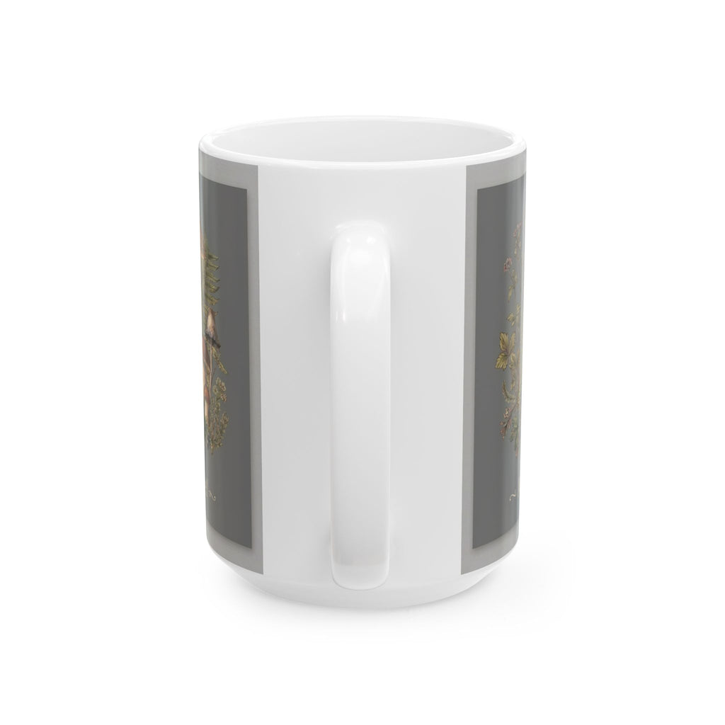 Moss & Morel Botanical Ceramic Mug-Lichen Grey