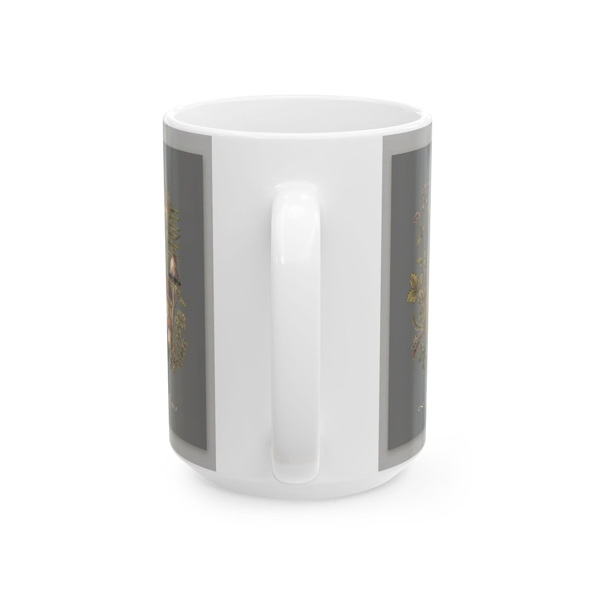Moss & Morel Botanical Ceramic Mug-Lichen Grey