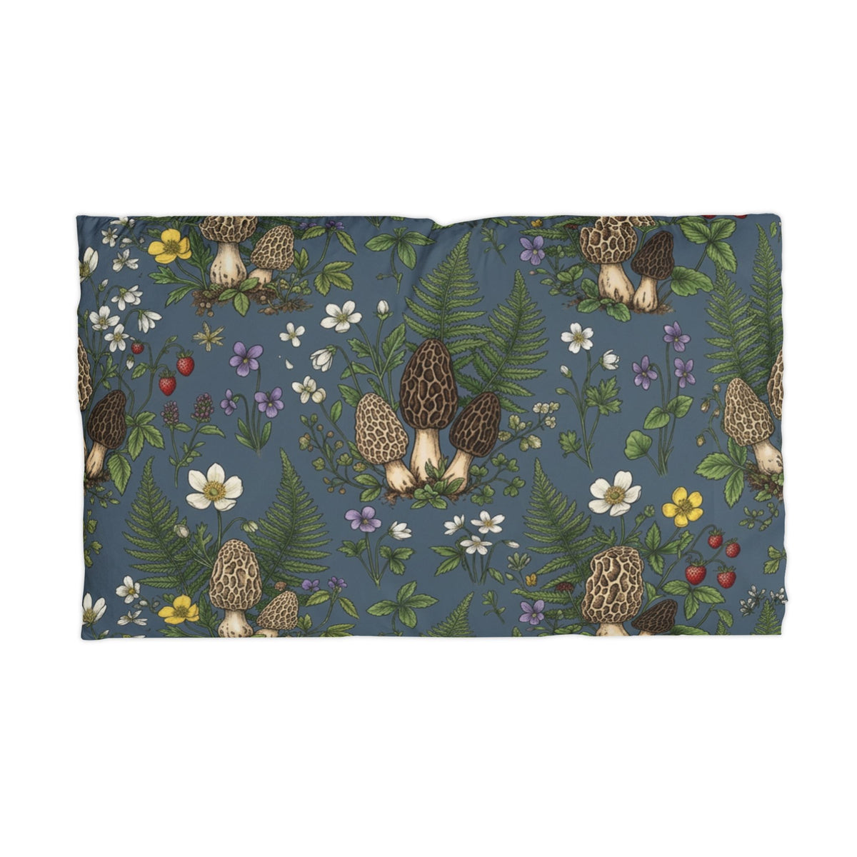 Moss & Morel Premium Linen Pillowcase - Slate Blue
