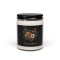 Moss & Morel Scented Soy Candle- 9oz Floral Botanical Jar Candle
