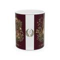 Moss & Morel Botanical Ceramic Mug-Deep Wine