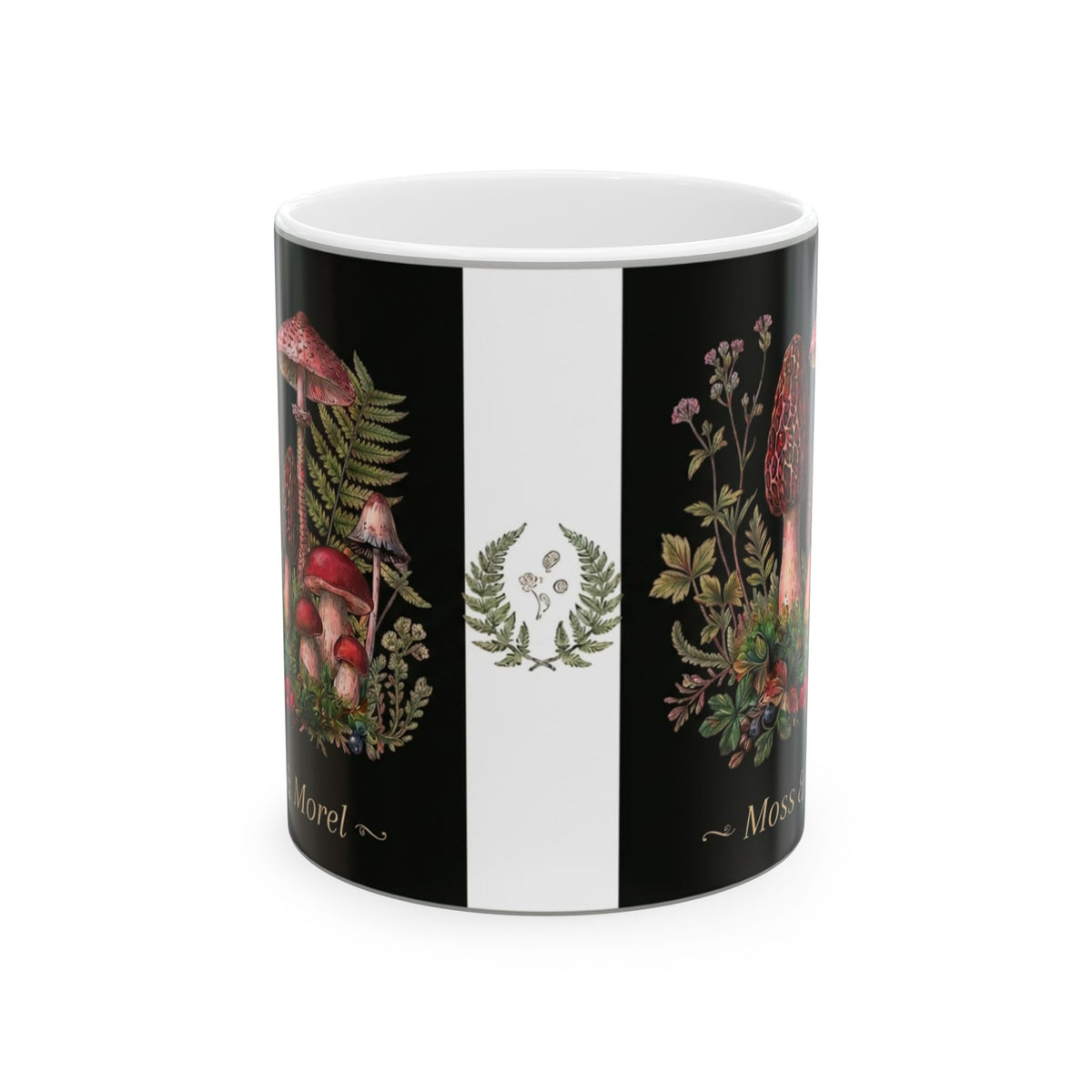 Moss & Morel Botanical Ceramic Mug-Midnight Forest