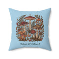 Moss & Morel Botanical Accent Throw Pillow-Sky Blue