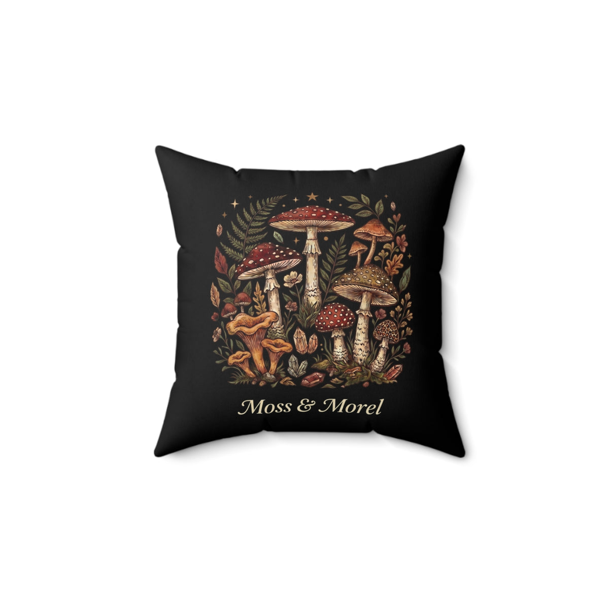 Moss & Morel Botanical Accent Throw Pillow- Midnight Forest