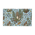 Moss & Morel Premium Linen Sky Blue Artisan Botanical Pillowcase