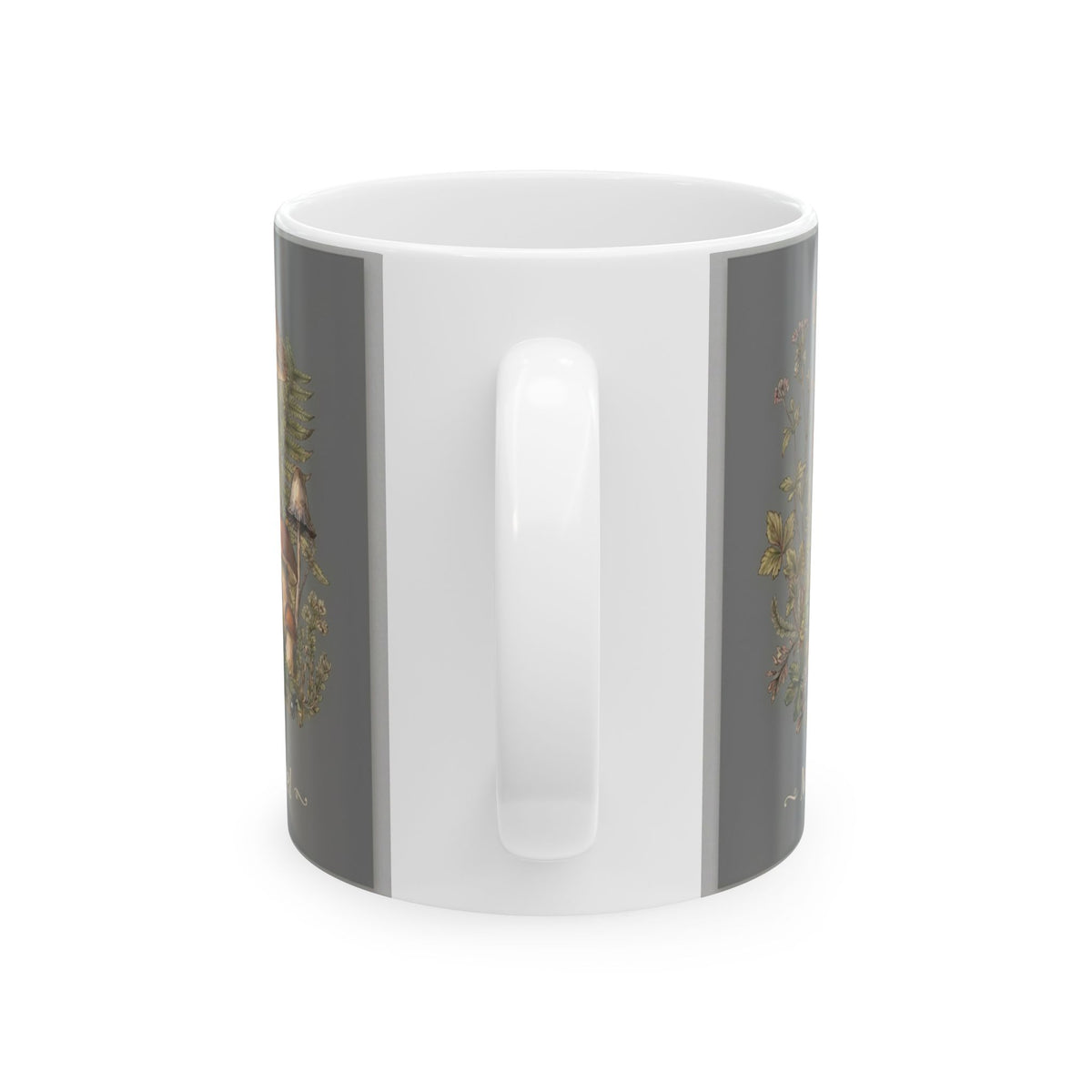 Moss & Morel Botanical Ceramic Mug-Lichen Grey