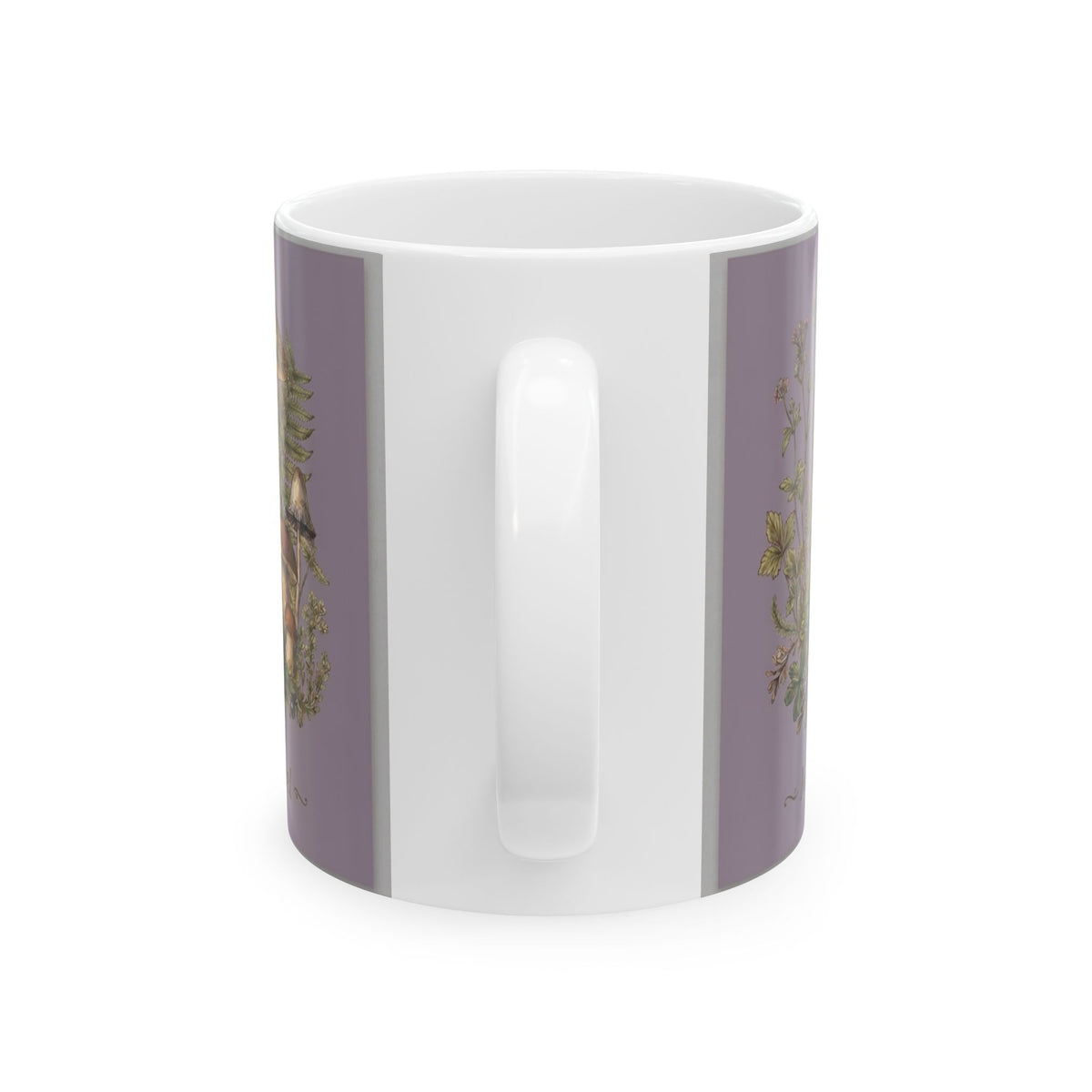 Moss & Morel Botanical Ceramic Mug-Muted Terracotta