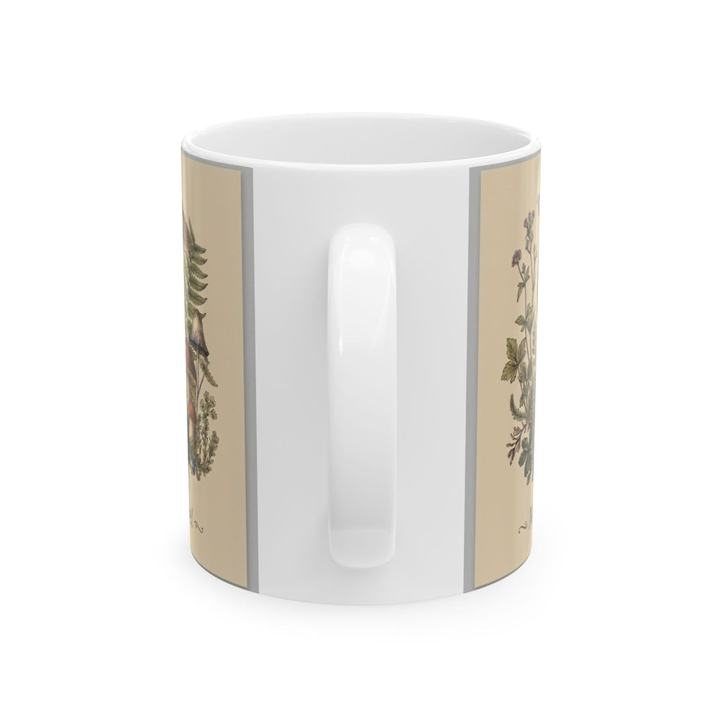 Moss & Morel Botanical Ceramic Mug-Creamy Oatmeal